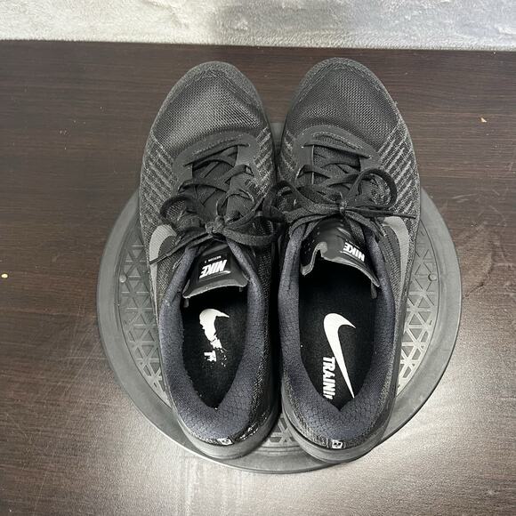 Nike Metcon 3 Mens Size 13 Triple Black Crossfit Gym Training lace Up Shoes - Picture 5 of 10